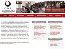 Tablet Screenshot of csvr.org.za